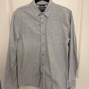 American Rag Men's Light Gray Button Down Shirt